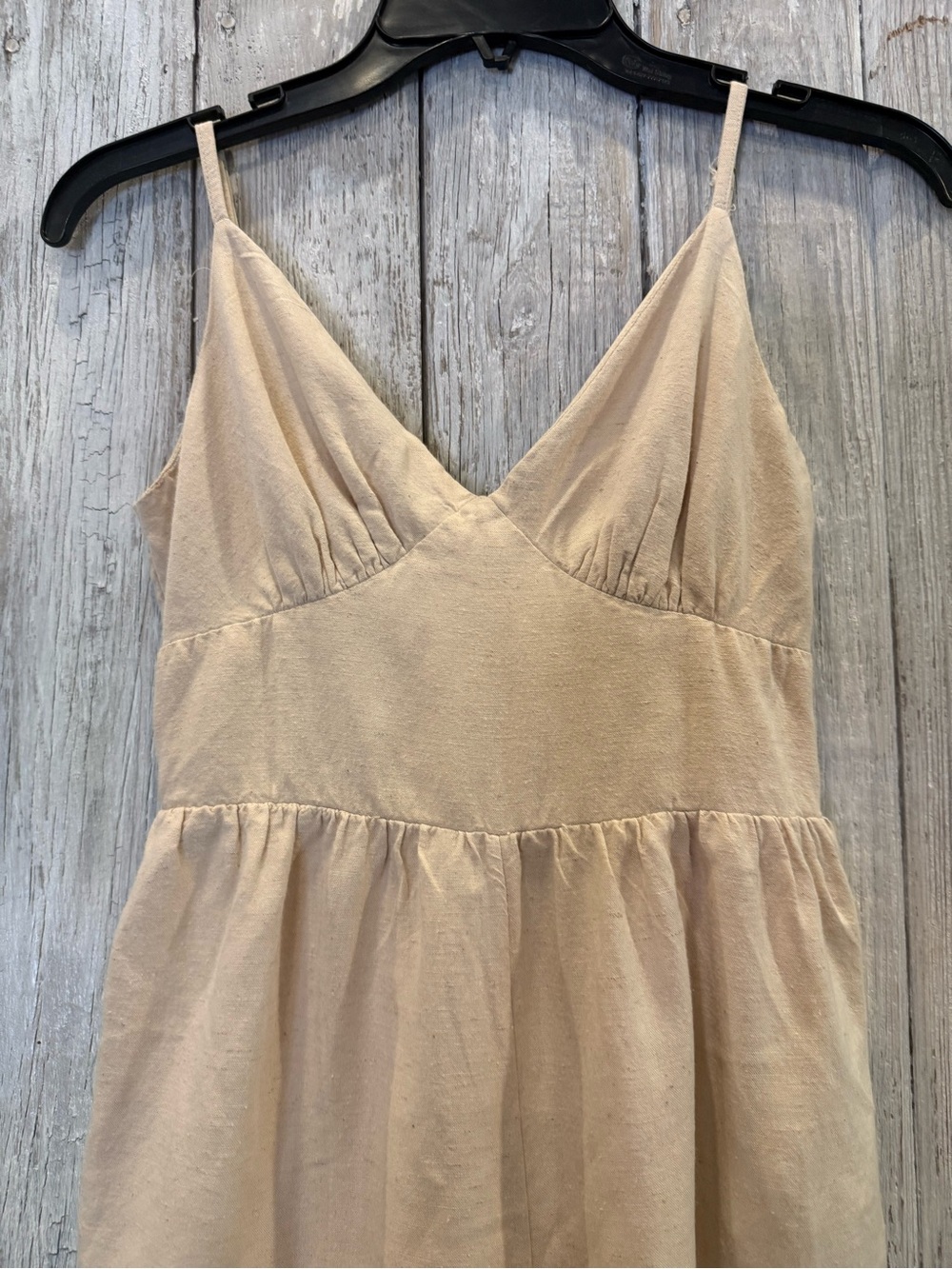 Japna Cream V-Neck Spaghetti-Strap Jumpsuit - Picture 2 of 11